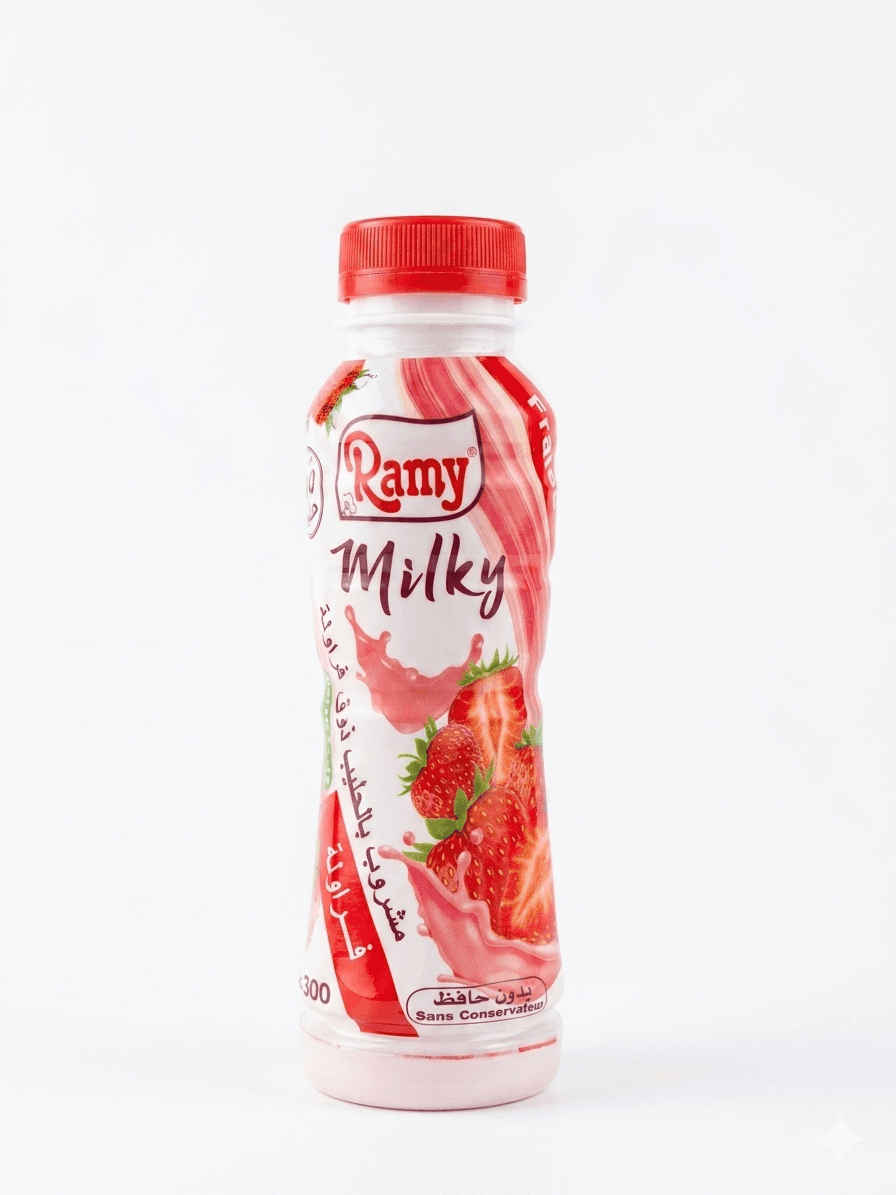 Ramy Milky Fraise 33cl 12(unité)
